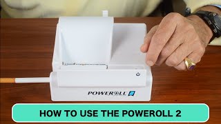 How To Use PoweRoll 2 Cigarette Rolling Machine Electric Rolling Machine [upl. by Ashien]