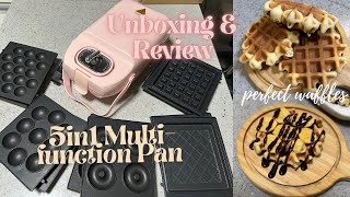 Nakahanap ako ng Perfect waffle maker 5in1 na Aesthetic and mura pa🤗 Iba sa waffle maker nyo☺️ [upl. by Odnam]