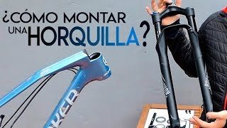 ¿Cómo montar una horquilla y dirección mtb [upl. by Omar]