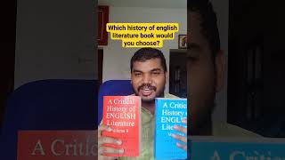 Which history of English Literature book would you choose historyofenglishliterature [upl. by Dougie]