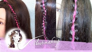 Peinado Facil Trenza con lazo [upl. by Perrine]