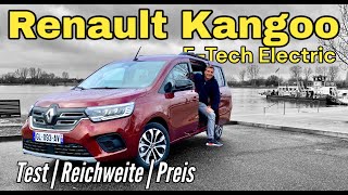 Renault Kangoo ETech Electric Was kann der Hochdachkombi mit Elektroantrieb Test  Review  2023 [upl. by Delphinia574]