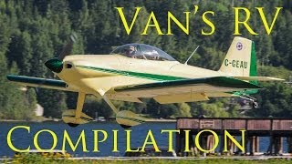 Vans RV Aircraft Kit Plane Compilation [upl. by Alfons]