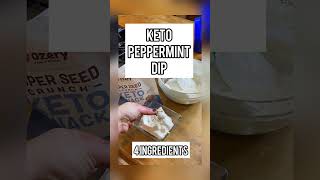 4 Ingredient Easy Keto Peppermint Dip with Cool Whip shorts [upl. by Loring783]