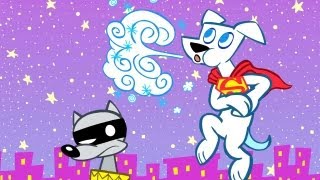 DC Nation  DC Super Pets  quotWorlds Largest Barkquot clip [upl. by Schlenger386]