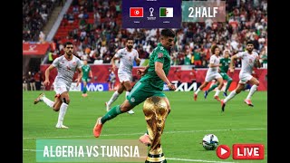 LIVE🔴2HARF Algeria vs Tunisia 01 2024 AFRICAN CHAMPION CUP to day liveTtunisia vs Algeria [upl. by Catrina]