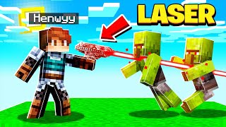 I MADE an OP LASER WEAPON in SKY FACTORY [upl. by Aninad]