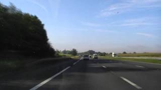 Driving On The M5 From J27 Tiverton To J28 Honiton England 19th August 2011 [upl. by Arednaxela412]