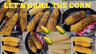 COOKING CORN AT THE CHARCOAL😱 GRILLED SATISFYING ASMR YUMMY COOKING 1K 1million [upl. by Akinar]