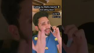 Calling my maths teacher and asking aboutcomedy viralvideolatikasohannegi 😂😂😂 [upl. by Aehs922]