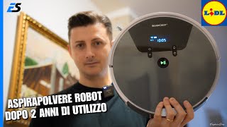 ASPIRAPOLVERE ROBOT Lidl 2° GENERAZIONE  Dopo 2 anni di utilizzo intenso [upl. by Ayhtin]