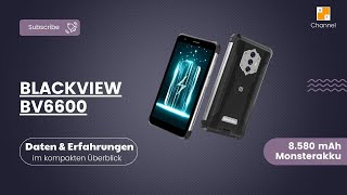 Blackview BV6600 Outdoor Smartphone Test deutsch Rugged Smartphone [upl. by Ydde]