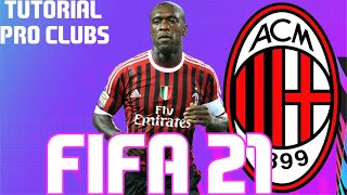 FIFA 21  TUTORIAL FACE I Clarence Seedorf ICON Pro Clubs [upl. by Chevalier]