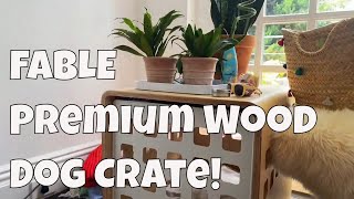 How big is the small size Fable Premium Wood Dog Crate [upl. by Reivaz]