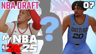 Our FIRST NBA DRAFT 2 Pick and 4 Total Picks NBA 2K25 Expansion Draft Only Franchise [upl. by Tade]