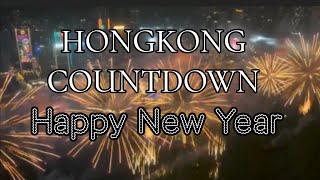 HONG KONG NEW YEAR COUNTDOWN FIREWORKS DISPLAYHAPPY NEW YEAR 2024 [upl. by Ebberta449]