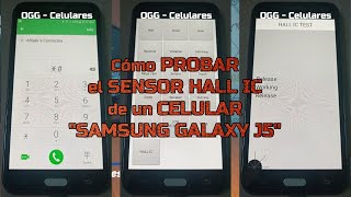 Cómo probar el sensor HALL IC de un celular Samsung Galaxy J5 [upl. by Yrogiarc]