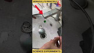 Bernoullis Principle  Science Experiments  experiment physicsexperiment [upl. by Dianne964]