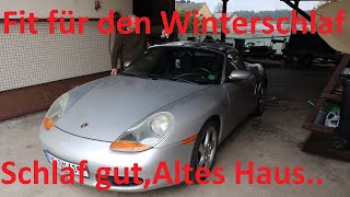 Das Auto einwintern  so gehe ich am Boxster vor Winterschlaf porsche boxster derschmiddimachts [upl. by Ernestus113]