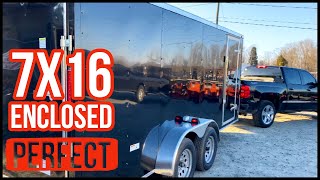 WE BOUGHT THE IDEAL 12 TON ENCLOSED TRAILER [upl. by Katee]