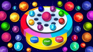 Dancing Balls with Finger Family  More Best Learning Videos for Toddlers by Kids [upl. by Ertemed]