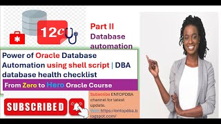 Power of Oracle Database Automation using shell script  Oracle DBA database health checklist [upl. by Erodeht]