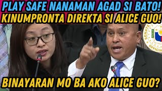 SEN BATO DELA ROSA KAY ALICE GUO MAGKAKILALA NA BA TAYO O MERON BA TAYONG SELFIE NG MAGKASAMA [upl. by Sophy]