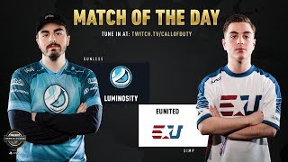 Luminosity Gaming vs eUnited  CWL Pro League 2019  CrossDivision  Week 5  Day 3 [upl. by Beichner]