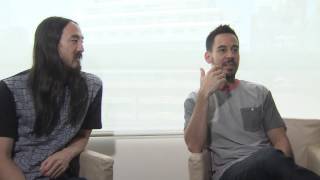 Mike Shinoda amp Steve Aoki Discuss quotA Light That Never Comesquot [upl. by Amby386]