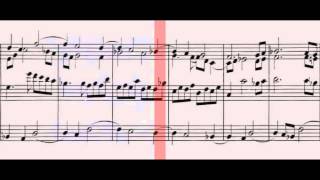 BWV 538  Toccata amp Fugue in D Minor quotDorianquot Scrolling [upl. by Anayt]