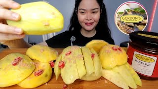 MANGGANG HILAW with BAGOONG MUKBANG [upl. by Eiliak]