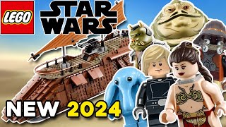 LEGO Star Wars JABBA SAIL BARGE 2024 News [upl. by Iturhs]