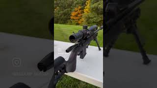 Suppressed Remington 700A1 Hunter wWOOX Furiosa Grey Chasis 308 remington 700 woox eotech [upl. by Arratal375]