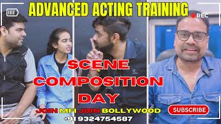 ADVANCED ACTING TRAINING  scene composition day  BIPUL  SIMRAN  JAYHATODE  IN MFI Acting Studio [upl. by Jecoa796]