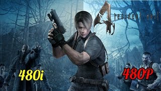 Resident Evil 4 PS2 480i VS 480p [upl. by Riti]