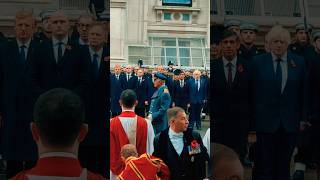 Chorister Collapses on Remembrance Sunday  Remembrance Day  Remembrance Day 2023 UK Cenotaph [upl. by Atirrehs]