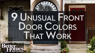 Unusual Front Door Colors That Work [upl. by Jere]