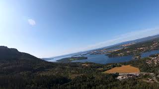 Paragliding over Tyrifjorden [upl. by Aerdnua]