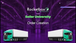 Rocketbox Seller University  How To Create A Shipment On Rocketbox [upl. by Adnaral]