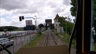 16 07 2022 Kappeln Eckernförde Retour Uerdinger Schienenbus Lindaunisbrücke HinampRück [upl. by Anertak]