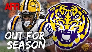 LSU RB John Emery Tears ACL  Are Tigers In Big Trouble At RB [upl. by Ricky]