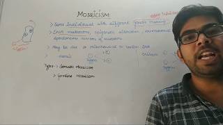 Mosaicism  Genetics  CSIR life science lectures  Deep biology [upl. by Buckler172]