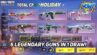 Buying Full HOLIDAY SERIES Lucky Draw CODM [upl. by Conyers]