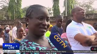 GHANA 2024 elections update on Voting Day for CGTN [upl. by Andromede578]