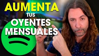 🚀 Promociona tu MÚSICA en SPOTIFY Oyentes Mensuales X10 📈 [upl. by Sollows]