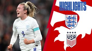 England 21 United States  The Lionesses Defeat The World Champions At Wembley  Highlights [upl. by Alleacim]