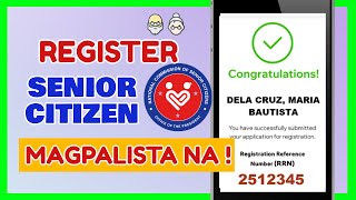 How to REGISTER as a Senior Citizen NCSC ONLINE Registration Madali ba w Osca ID NCSC DSWD [upl. by Pennington]