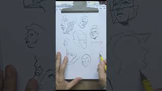 practice to be comic artist رسم art drawing warmup تعليم class [upl. by Valle]