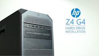 HP Z4 G4 Hard Drive Installation [upl. by Virgina]