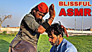 ASMR  SATISFYING HEAD AND NECK ASMR  BLISSFUL HEAD MASSAGE BY BABA BANGALI asmr relax [upl. by Radmilla]